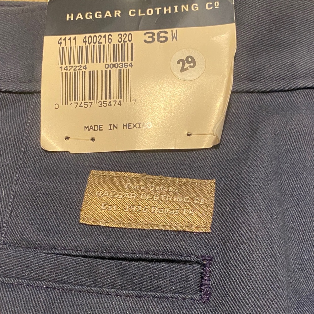Haggar Deep Blue Slacks